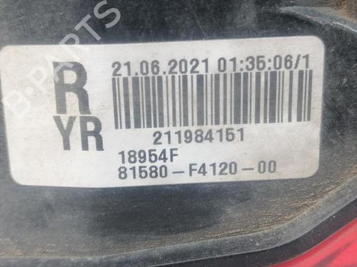 Højre baglygte bagklap TOYOTA C-HR (_X1_)  | BP29830880C80