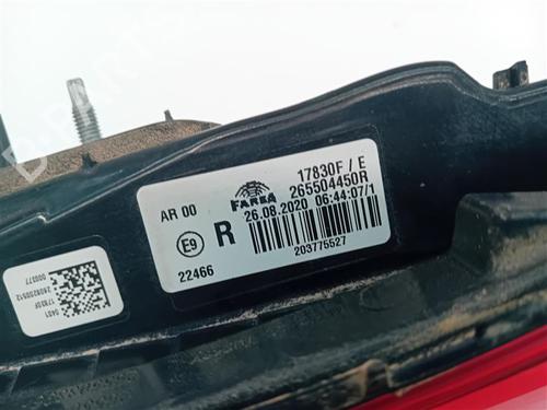 Right tailgate light RENAULT CLIO V (B7_) 1.5 Blue dCi 85 (B7AG) | BP27222540C80  - Image 5