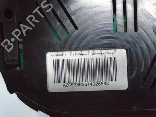 Instrument cluster RENAULT MEGANE III Hatchback (BZ0/1_, B3_) 1.5 dCi | BP5587990C47 