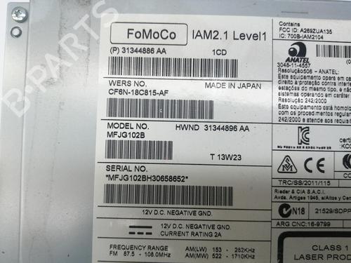 Radio JAGUAR XF I (X250) 2.2 D | BP22404625E6 