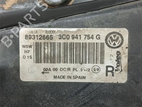 Right headlight VW PASSAT B6 Variant (3C5) 2.0 TDI 16V | BP39756036C29 - Image 3