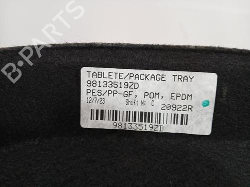 Rear parcel shelf CITROËN C3 III Van (SX_, SY_) | BP30395463C85