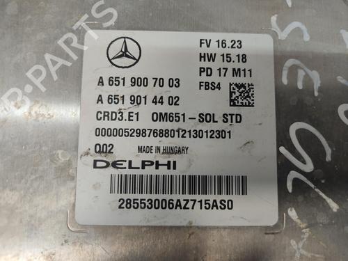 Engine control unit (ECU) MERCEDES-BENZ GLA-CLASS (X156) GLA 200 CDI / d (156.908) | BP29393655M57 