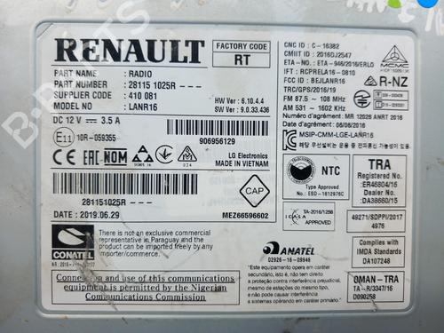 Radio RENAULT MEGANE IV Hatchback (B9A/M/N_) 1.3 TCe 115 (B9N9) | BP26033047E6 
