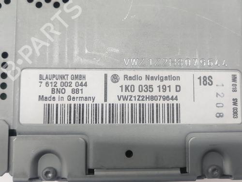 Radio VW GOLF V (1K1)  | BP30177408E6 