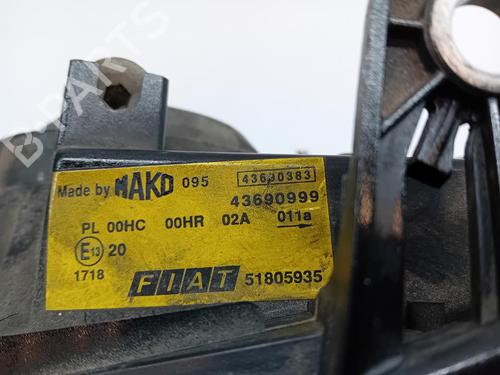 Venstre forlygte FIAT DOBLO Box Body/MPV (223_) 1.3 D Multijet | BP29982341C28