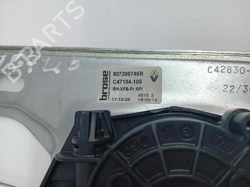 Front right window mechanism RENAULT MEGANE IV Grandtour (K9A/M/N_)  | BP21806489C23 