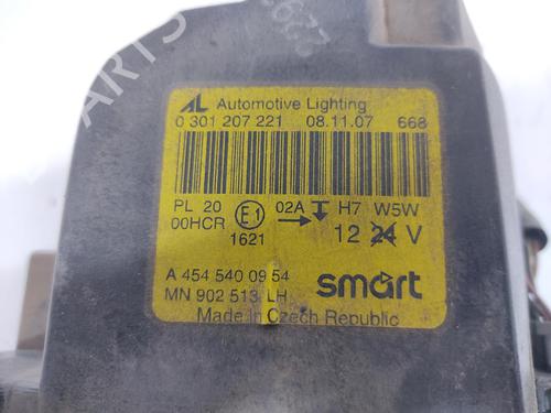 Left headlight SMART FORFOUR (454) 1.5 CDI (454.001) | BP29904274C28 