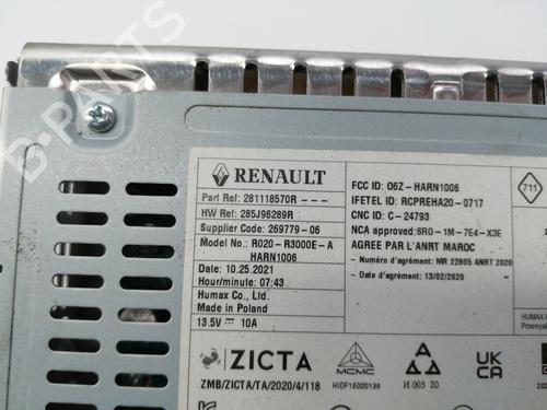 Radio RENAULT KANGOO / GRAND KANGOO II (KW0/1_) 1.5 dCi 95 (KW16) | BP15252003E6 