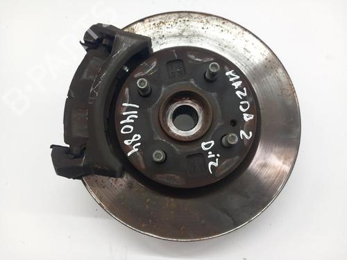 Used Left front steering knuckle MAZDA 2 (DE_, DH_) 1.3 (DE3FS) (86 hp) 30295715