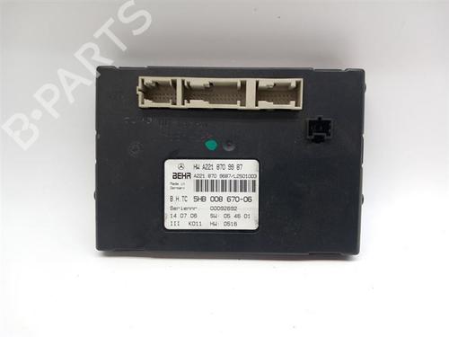 Used Electronic module Electronic module MERCEDES-BENZ S-CLASS (W221, V221) S 320 CDI (221.022, 221.122) (235 hp) 36275995 36275995