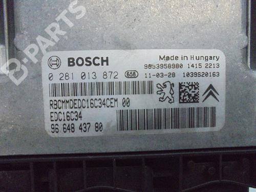 Engine control unit (ECU) CITROËN BERLINGO MULTISPACE (B9) 1.6 HDi 90 | BP8182654M57 - Image 3