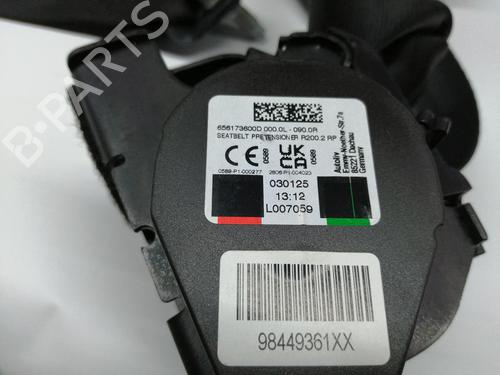 Rear left seatbelt CITROËN C4 III (BA_, BB_, BC_)  | BP29588259I29 