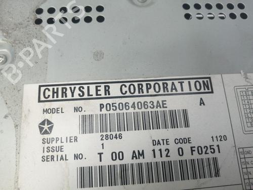 Radio CHRYSLER GRAND VOYAGER V (RT) 2.8 CRDi | BP17830695E6