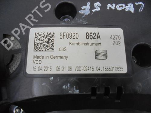 Instrument cluster SEAT LEON (5F1)  | BP8796281C47 