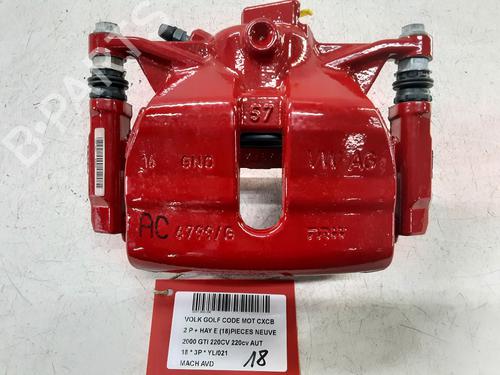Used Right front brake caliper Right front brake caliper VW GOLF VII (5G1, BQ1, BE1, BE2) 2.0 GTI (220 hp) 25279456 25279456
