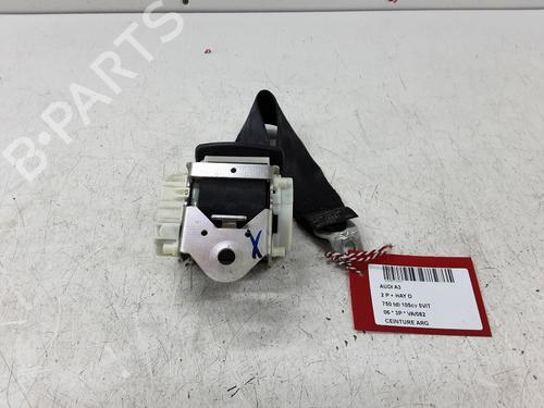 Used Rear left seatbelt AUDI A3 (8P1) 1.9 TDI (105 hp) 23503821