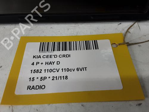 Radio KIA CEE'D (JD) 1.6 CRDi 110 | BP39063840E6 - Image 2