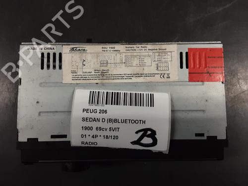 Radio PEUGEOT 206 Hatchback (2A/C) 1.9 D | BP20277463E6 