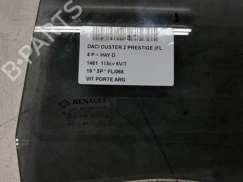 Dør rude ventre bagtil DACIA DUSTER (HM_) 1.5 dCi 115 (HMAD) | BP36669387C20 - Image 2