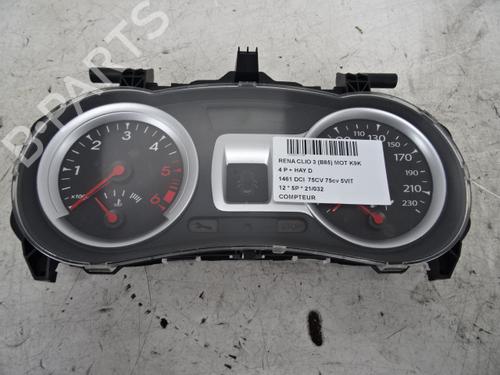 instrument-cluster-renault-clio-iii-br01-cr01-15-dci-8201060299a-2005-2006-2007-2008-2009-2010-2011-2012-2013-2014-20274137 main image