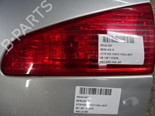 Used Right tailgate light PEUGEOT 607 (9D, 9U) 2.2 HDi (133 hp) 22175745