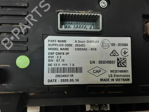 Display RENAULT CLIO V (B7_) 1.5 Blue dCi 85 (B7AG) | BP37176670C48 - Image 6