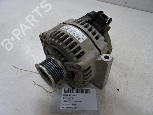 Generator OPEL ASTRA K (B16) 1.6 CDTi (68) (110 hp) 20270344