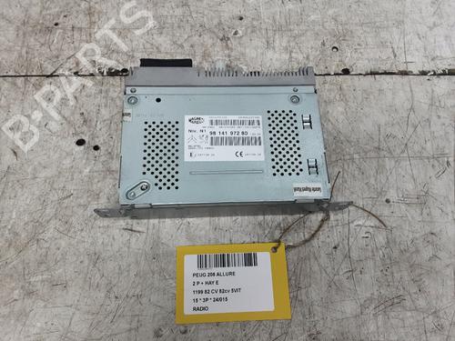 Auto-radio Auto-radio PEUGEOT 208 I (CA_, CC_) 1.2 VTI 82 (82 hp) 36365478 36365478