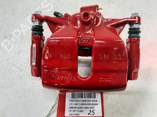 Used Right front brake caliper VW GOLF VII (5G1, BQ1, BE1, BE2) 2.0 GTI (220 hp) 25279463
