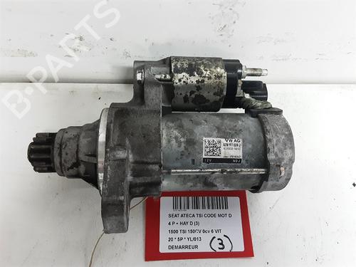 Startmotor SEAT ATECA (KH7, KHP) 1.5 TSI 4Drive (150 hp) 25279475