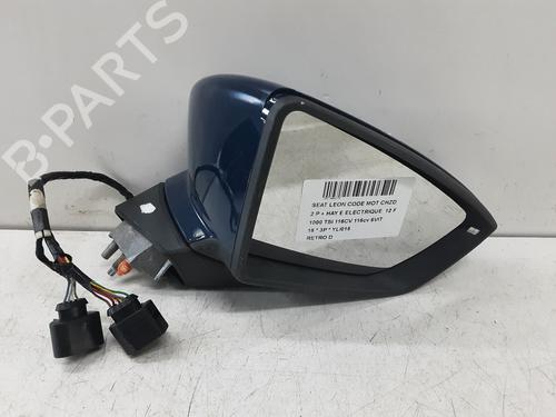 Used Right mirror SEAT LEON SC (5F5) 1.0 TSI (115 hp) 28472357