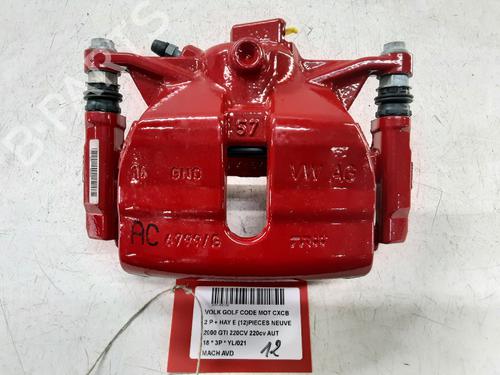 Used Right front brake caliper VW GOLF VII (5G1, BQ1, BE1, BE2) 2.0 GTI (220 hp) 25279450