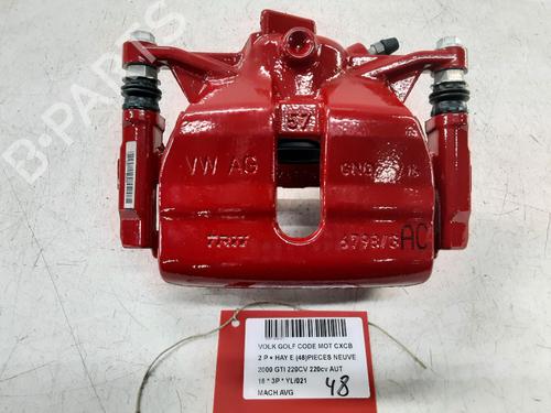 Used Left front brake caliper VW GOLF VII (5G1, BQ1, BE1, BE2) 2.0 GTI (220 hp) 25208373