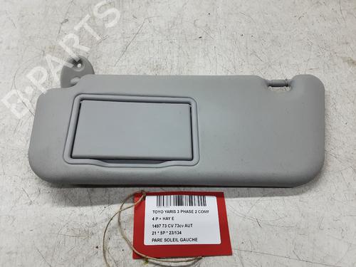 Pala sol esquerda Pala sol esquerda TOYOTA YARIS (_P13_) 1.5 Hybrid (NHP130_) (101 hp) 33872197 33872197