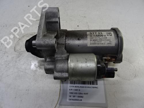 Used Starter CITROËN BERLINGO MULTISPACE (B9) 1.6 BlueHDi 120 (120 hp) 28725747