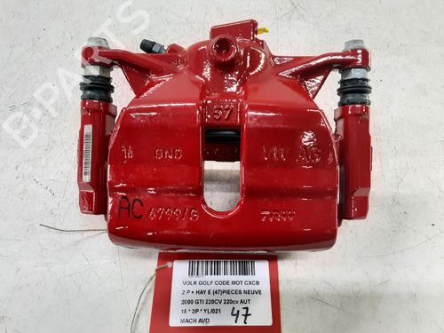 Used Right front brake caliper VW GOLF VII (5G1, BQ1, BE1, BE2) 2.0 GTI (220 hp) 25279506