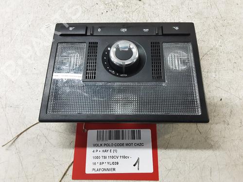 Used Interior roof light VW POLO V (6R1, 6C1) 1.0 TSI (110 hp) 29168123