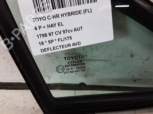 Front right door window TOYOTA C-HR (_X1_) 1.8 Hybrid (ZYX10_, ZYX11_) | BP32245680C19