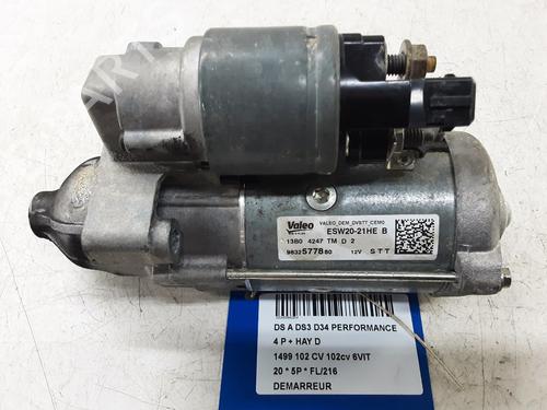 Used Starter DS DS 3 / DS 3 CROSSBACK (UR_, UC_, UJ_) 1.5 BlueHDi 100 (UCYHYJ) (102 hp) 32245372