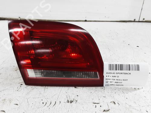 Used Left tailgate light AUDI A3 Sportback (8PA) 2.0 TDI 16V (140 hp) 20286094