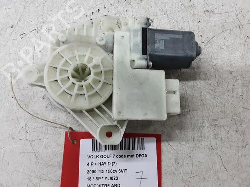 Rudehejsemotor bagstkærm højre VW GOLF VII (5G1, BQ1, BE1, BE2) 2.0 TDI (150 hp) 28516475