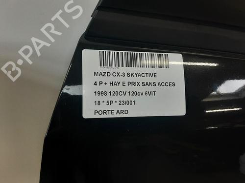 Dør højre bagtil MAZDA CX-3 (DK) 2.0 SKYACTIV-G (DK5W, DK6W) | BP39384538C5 - Image 3