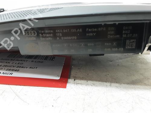 Kabinelys AUDI A4 B9 Avant (8W5, 8WD) 40 TFSI Mild Hybrid | BP31970494I8 - Image 3