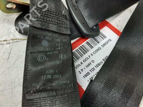 Rear left seatbelt VW GOLF V (1K1) 1.9 TDI | BP20282418I29 