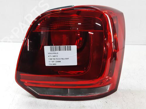 Used Right taillight VW POLO V (6R1, 6C1) 1.2 TDI (75 hp) 28170939