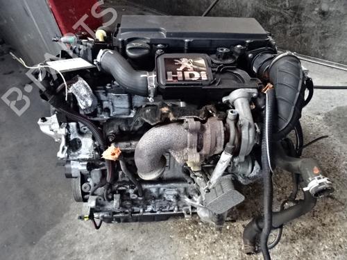 Used Engine PEUGEOT 206 Hatchback (2A/C) 1.4 HDi eco 70 (68 hp) 20270862
