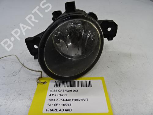Used Right front fog light NISSAN QASHQAI / QASHQAI +2 I (J10, NJ10, JJ10E) 1.5 dCi (110 hp) 20273843