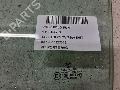 Front left door window VW POLO (9N_, 9A_) 1.4 TDI | BP22176555C18 