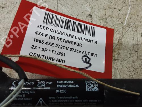 Front right seatbelt JEEP GRAND CHEROKEE L V (WL) 2.0 4xe Plug-in Hybrid | BP32246593I25 - Image 2